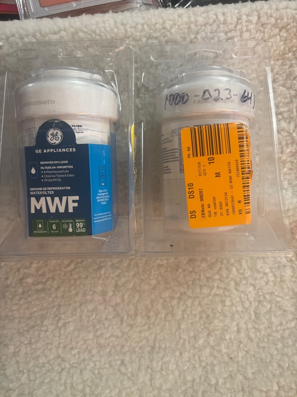 GE Appliances MWF Refrigerator Water Filters